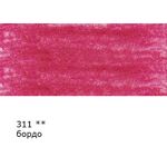 Карандаш цветной заточенный, 6 шт, 311 Бордо (Claret), Vista-Artista VFCP