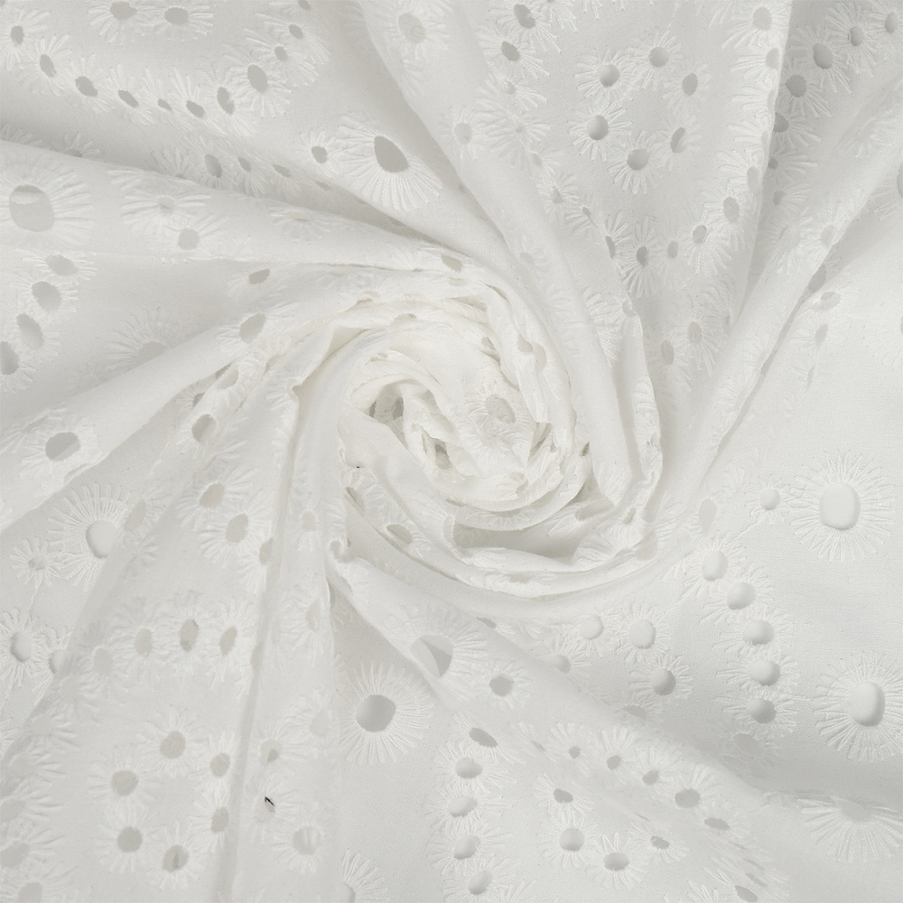 Ткань шитье 100 г/м², 150 см, в нарезке, цв. 04 белый 10м