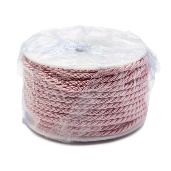 Шнур витой ⌀3.0 мм / 18.29 метров, 15 св-розовый