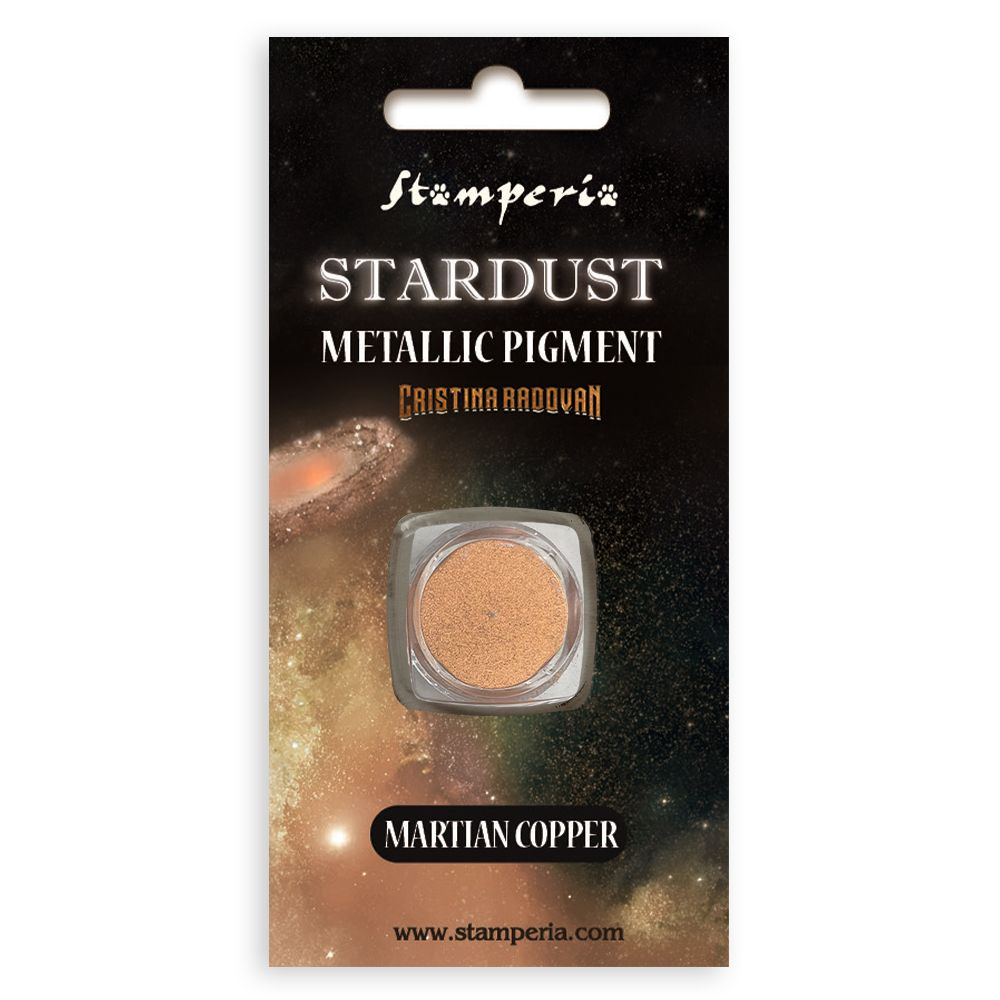 Красящий пигмент (порошок) Stamperia Stardust Pigment 5 г, медный /TOS/