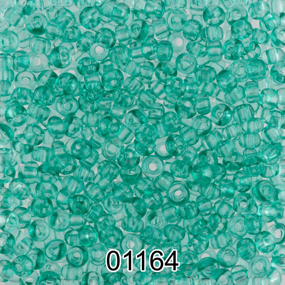 Бисер Preciosa 10/0 (2.3 мм), 500 г, 01164 (Ф414) бирюзовый