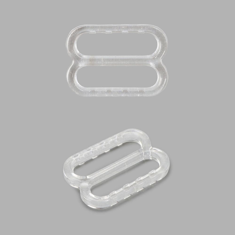 Рамки-регуляторы для бюстгальтера пластик 12.0 мм, прозрачный, 613AK/12, Arta, 50 шт