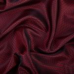 Ткань подкладочная Taffeta с рисунком 500х145±2 см, №117 т.красный (абстрактный), Gamma JTR