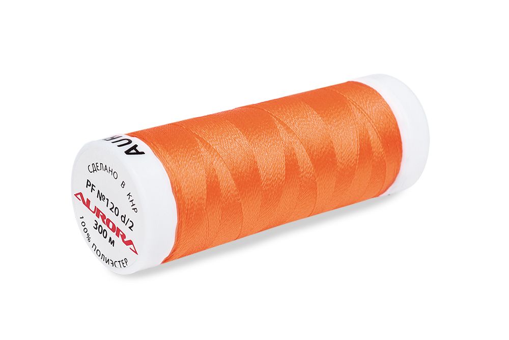 Нитки для креативных работ Aurora №120, 300 м, цв. PF171, 5 катушек