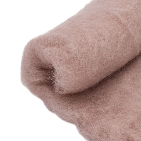 Шерсть для валяния Кардочес 100% п/тонк.шерсть, 100 гр. Камтекс (175 горный)