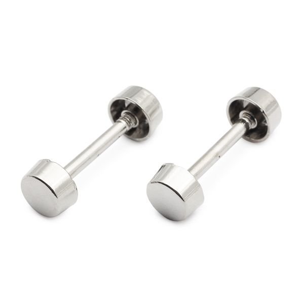 Шпилька для сумки металл L-20мм/10мм с таблеткой ⌀10мм, никель ГР, 66779, 10 шт