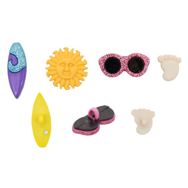 Украшения декоративные пуговицы Фигурки Поймай волну Dress It 5434