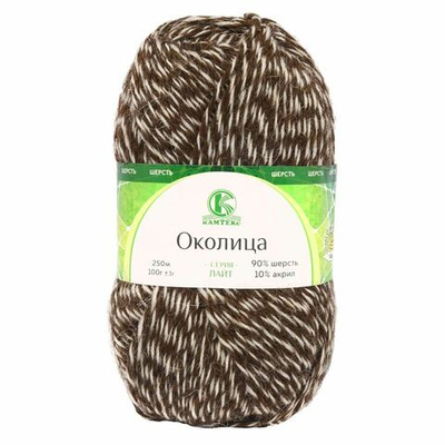 Пряжа Камтекс Околица / уп.5 мот. по 100 г, 250 м, 401 меланж 2