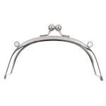 Застежка для сумки фермуар 16.5х10.5 см, 1 шт, 01 серебро, Gamma FER-23