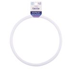 Кольцо для макраме пластик ⌀100 мм, белый, Gamma RKP-010