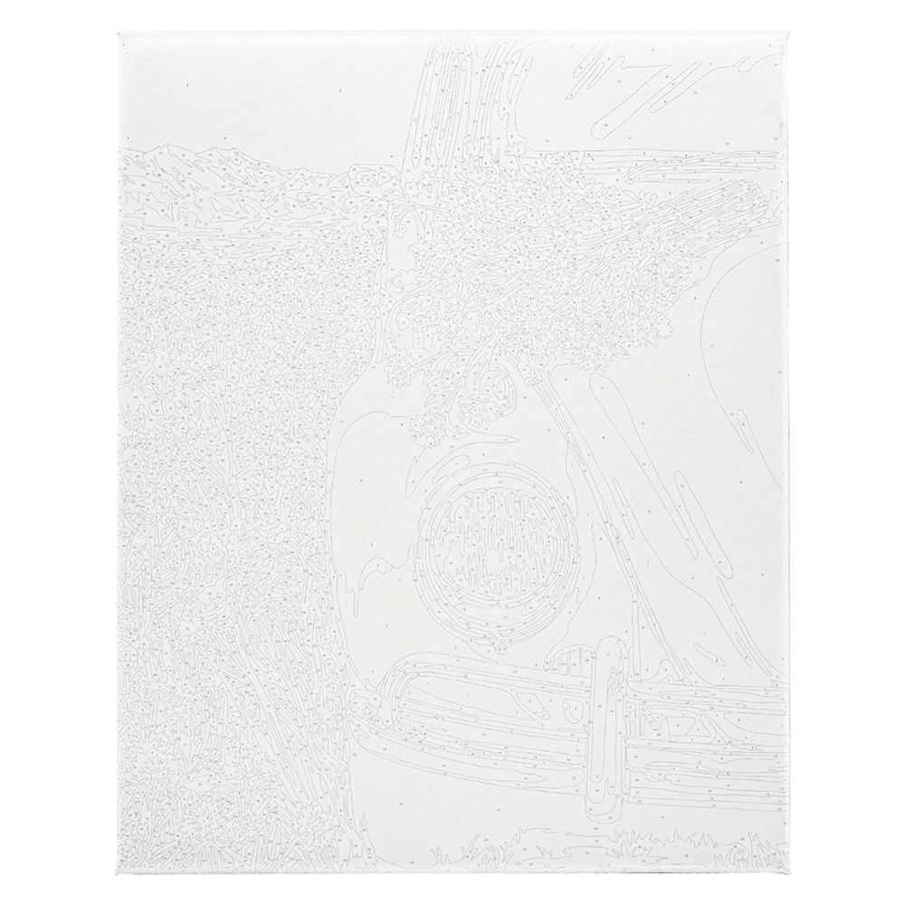 Картина по номерам Русская живопись, Ретро жук 40х50см