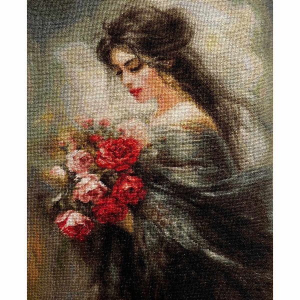 Набор для вышивания нитками Luca-S G703, гобелен Безмятежная красота, 18х22см