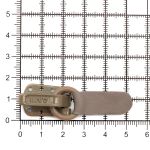 Крючок шубный Amii 50 мм, RAL 7006, 50 шт, т.бежевый