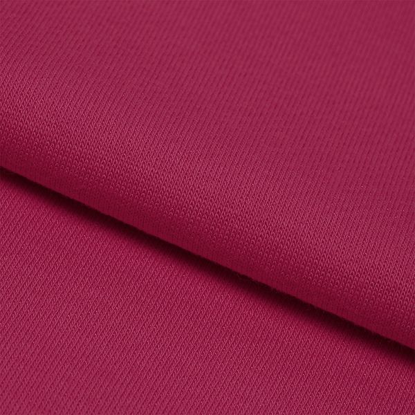Футер 2-нитка петля поликоттон стрейч 220 г/м², 160 см / 3 метра, ФУТ2Х.TBY.ХЛ-ПЭ.51.3, цв.51 фуксия