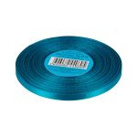 Лента атласная 1-сторонняя 6.0 мм / 33±2 метра, 074 ярко-голубой, Gamma