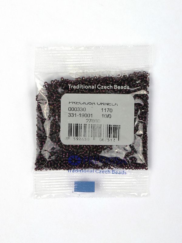 Бисер Preciosa 10/0 (2.3 мм), 50 г, TSL цв. 27080/331-19001