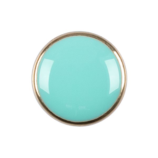 Пуговицы металл 15 мм, 6 шт, 249 салатовый, Blitz MB 0279