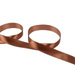 Лента атласная 1-сторонняя 12.0 мм / 10 шт по 5.4 метра, №532L(17-1230) коричневый мокка, Gamma AL-12P