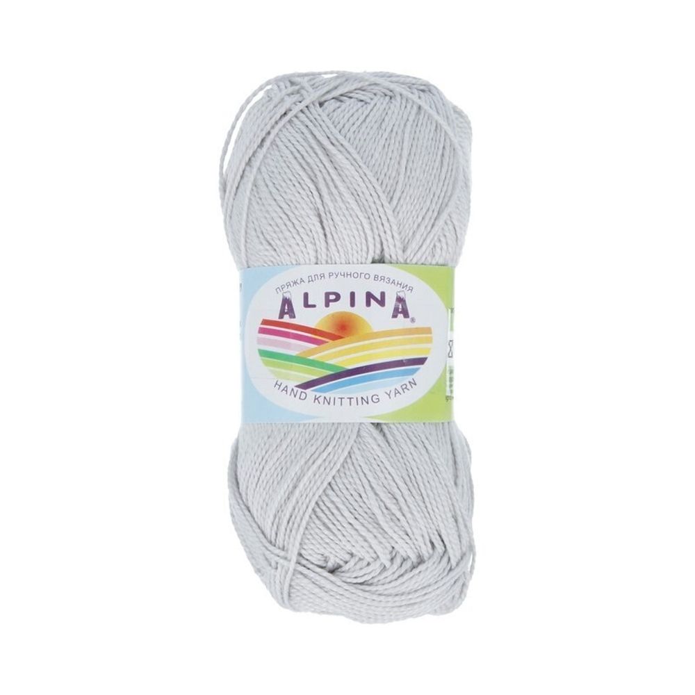 Пряжа Alpina Holly / уп.10 мот. по 50г, 200м, 230 св. серый