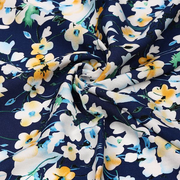 Штапель 90 г/м², 145 см / 2 метра, TBY Vi-E1756-3 цв.E1756-3