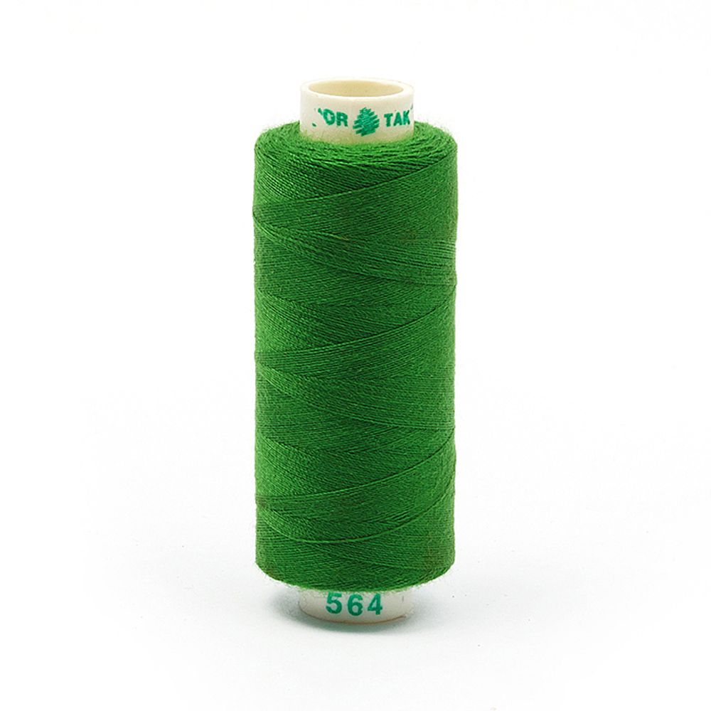 Нитки швейные бытовые Dor Tak 40/2, 366 м / 10 кат., 564 зеленый