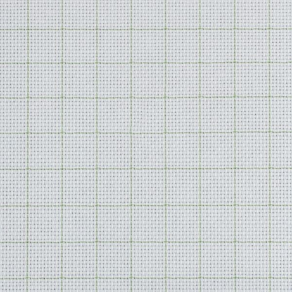 Канва Aida 14 ct, 30х40±2 см, бл.бледно-голубой в клетку, Gamma