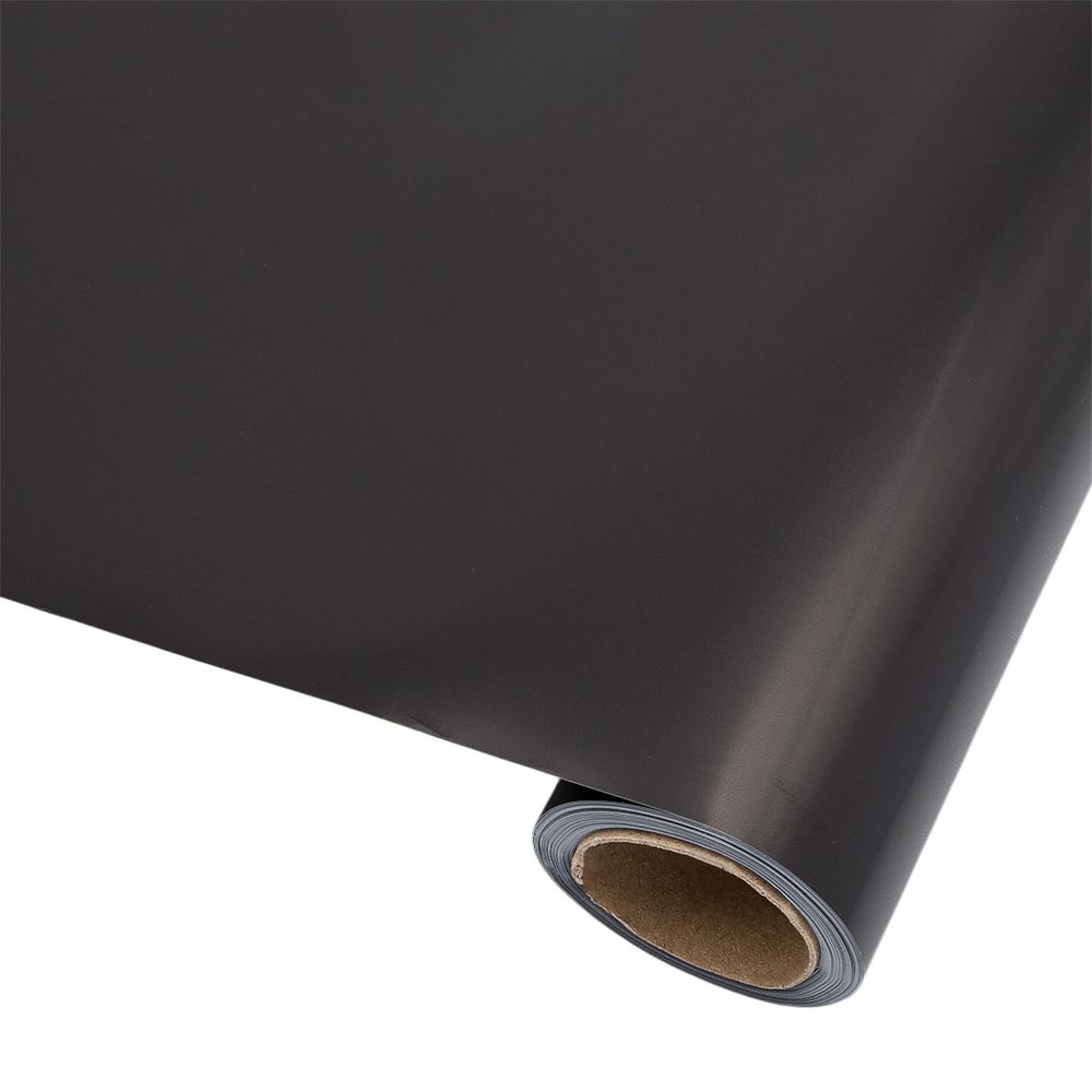 Пленка упаковочная однотонная для цветов и подарков, 65 мкр, 58см / 10м ± 5% (VH2540 черный)