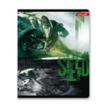 Тетрадь ученическая общая, выборочный лак, A5+ 48 л. на скобе, белизна 100%, 10 шт, клетка, 000325 Скорость, Светоч 48ТСК5_4_3_1