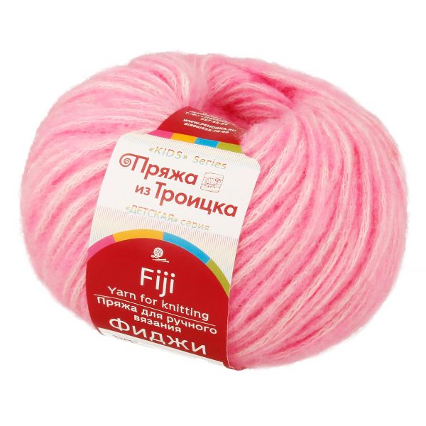 Пряжа Троицкая Фиджи / уп.5 мот. по 50 г, 95 м, 370 флокс