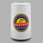 Нитки универсальные Bestex 40/2, 4570 м (5000 ярд) / 1 кат., 001 белый