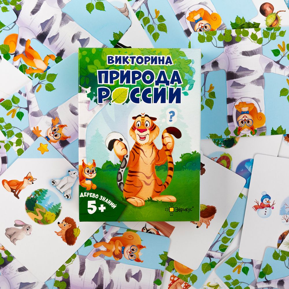 Игра настольная Эврикус Дерево знаний: Природа России BG-17106