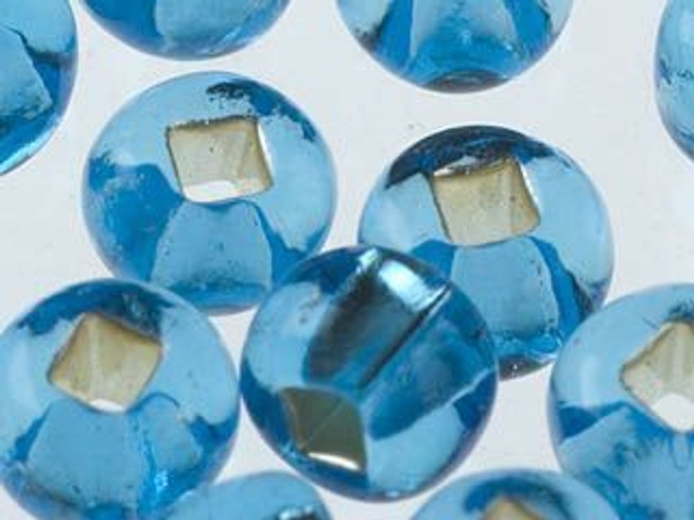 Бисер Preciosa прозрачный с серебр.центром 10/0 (2.3 мм), 50 г, цв. 67030, кв. отв.