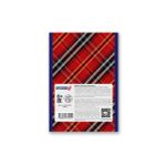 Блокнот на скобе, A6 48 л. 10 шт клетка, Тартан 01733, Б261 Светоч