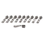 Слайдер (замок) для молнии трактор Arta Т6 (6 мм), черн. никель -F, уп.10 шт, S090325