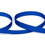 Лента репсовая (в рубчик) с зубчатым краем 10.0 мм / 25±1 метров, 352 синий, Gamma PTGR-10
