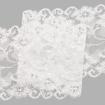 Кружево бельевое эластичное 150 мм / 13.72 м, цв. C501 белый