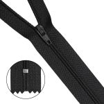 Молния спираль (витая) Т3 (3 мм) 1 зам., н/раз., 20 см, графитовый, нейлон, 10 шт