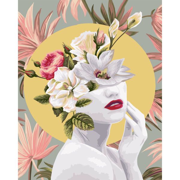 Картина по номерам Русская живопись, Весна (серия Арт-флора) 40х50см