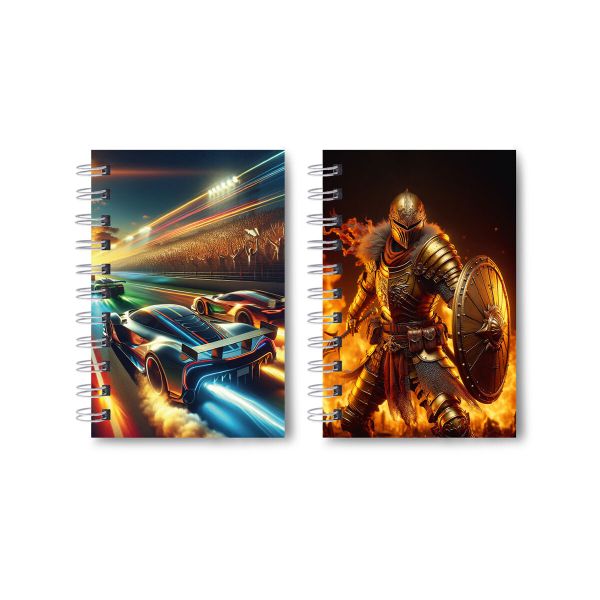 Записная книжка на гребне A7 40 л. 12 шт, клетка, Сложный путь 01177, Светоч ЗК108