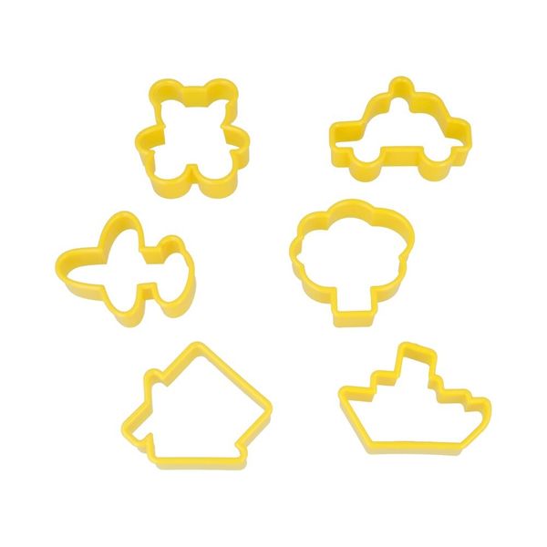 Вырубка кондитерская №01 путешествие, 6х3.6 см, 6 шт, S-Chief SHF-0030