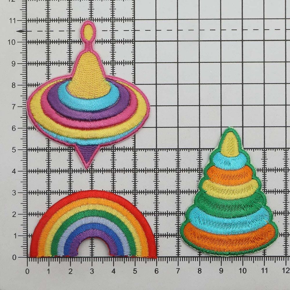 Набор термоаппликаций детский мультиколор 2