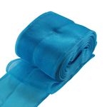 Лента для бантов (капрон) _8 см, 25 м (бирюза) С3501