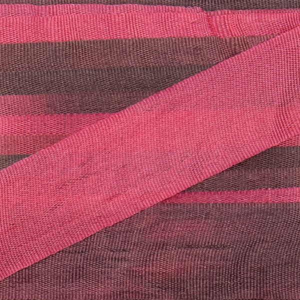 Лента (тесьма) шелковая 13.0 мм / 9.1±0.5 метров, M116 гр.розовый/медный, Gamma SRM-13