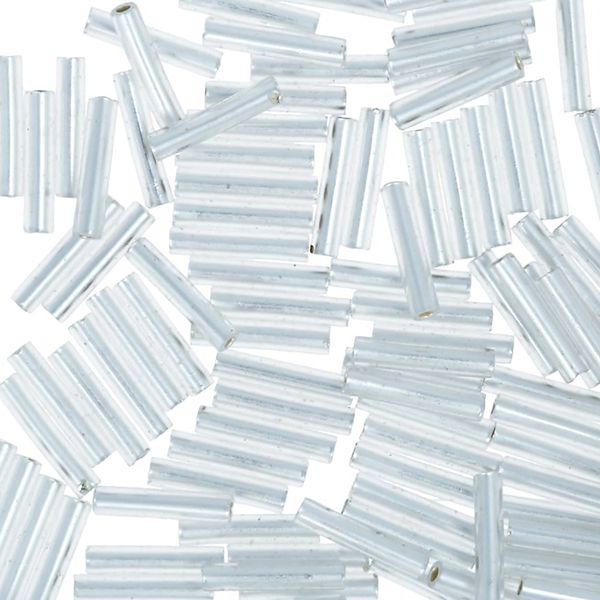 Бисер Toho Bugle 4 (9 мм), 25 г (5х5 г), 0021F белый