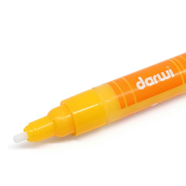 Маркер для ткани Darwi TEX Opak, 2мм, укрывистый, 700 средне-желтый