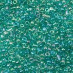 Бисер Astra&Craft 11/0 (2.1 мм), 200 г (10х20 г), цв. 180А св. бирюзовый/прозрачный радужный
