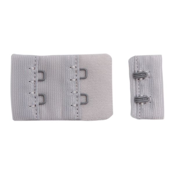 Застежки для бюстгальтера текстильные 2х2, 28 мм, 279 серый лед, 2686, 25 шт, Arta