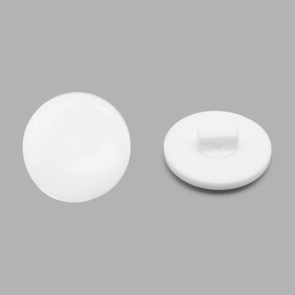 Пуговицы на ножке 32L (20мм), пластик (White (белый)), NE68, 36 шт