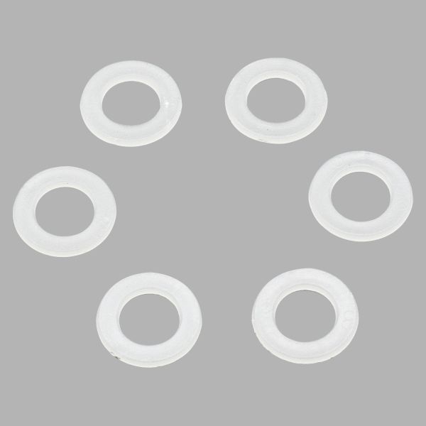 Кольцо уплотнительное под блочку ⌀8 мм (№5), пластик, 100 шт