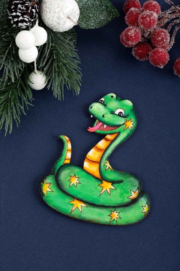 Подвеска Змея фанера 9х7х0.3 см, 03, Mr.Carving ВД-1258